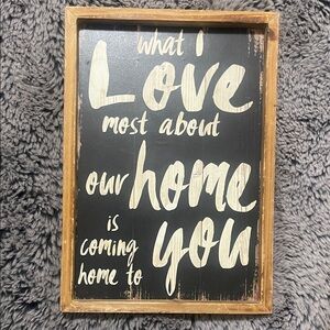 Wooden Wall Art with Inspirational Quote